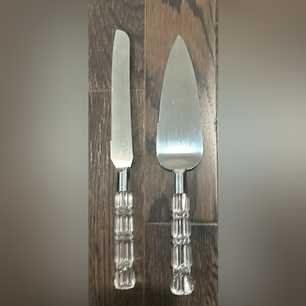 Wedding Cake Knife and Server Set